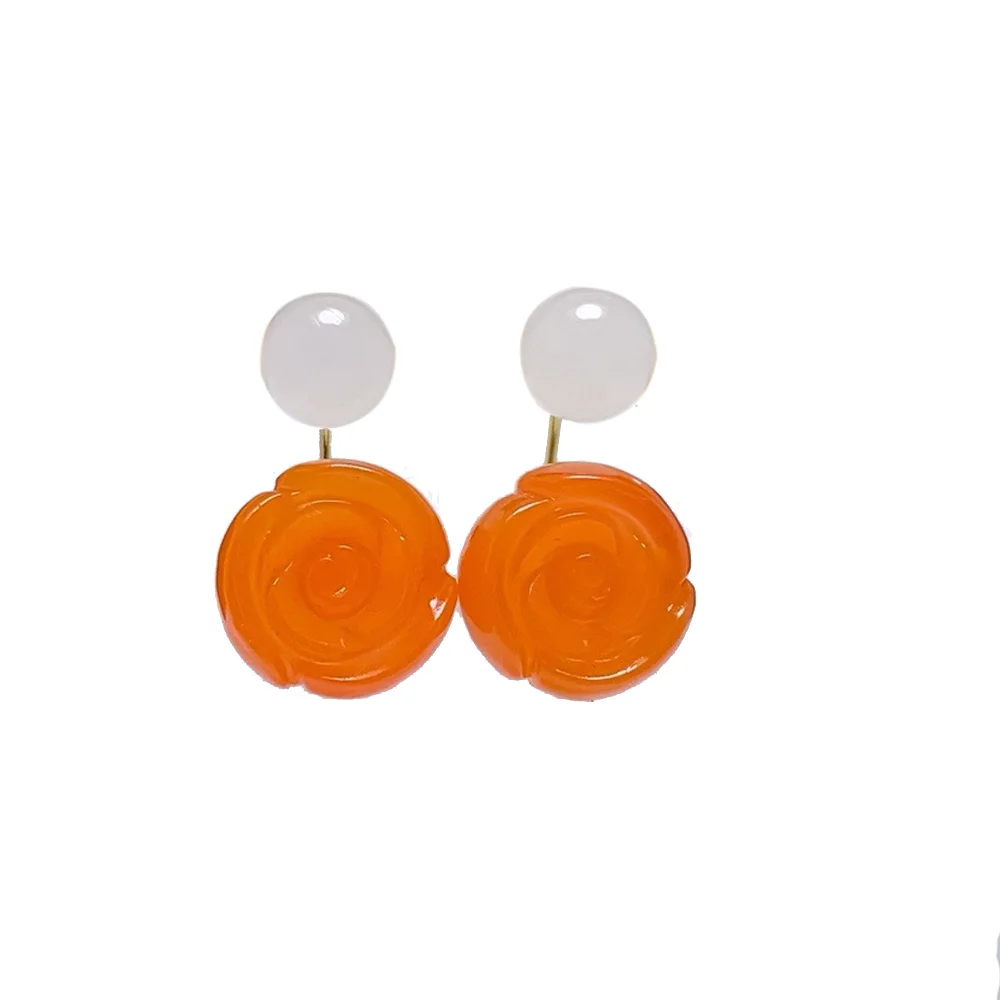 Shilovem 18K Yellow Gold Jade Agate Stud Earrings New Birthday Christmas Gift Fashion Wholesale Women Yze661010Nh
Shilovem 18K Yellow Gold Jade Agate Stud Earrings New Birthday Christmas Gift Fashion Wholesale Women Yze661010Nh