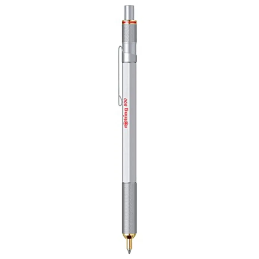 800 Retractable Ballpoint Pen, Medium Point, Silver
800 Retractable Ballpoint Pen, Medium Point, Silver
