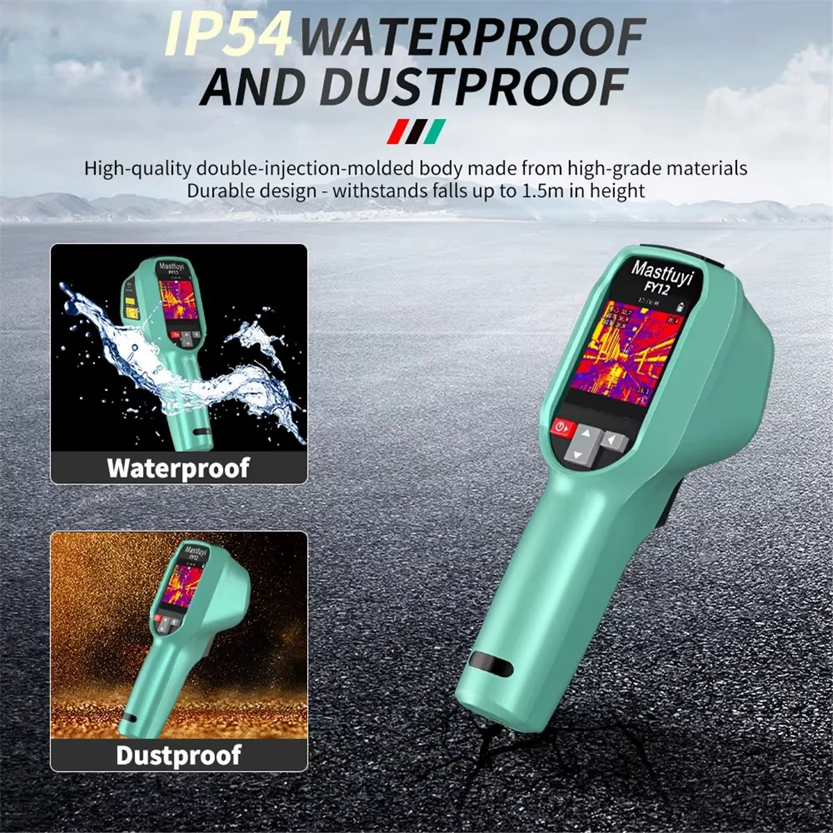 2025+ FY12 Rechargeable Thermal Imaging Camera Handheld Thermal Imager -20℃-550℃ Waterproof Dustproof Drop
2025+ FY12 Rechargeable Thermal Imaging Camera Handheld Thermal Imager -20℃-550℃ Waterproof Dustproof Drop