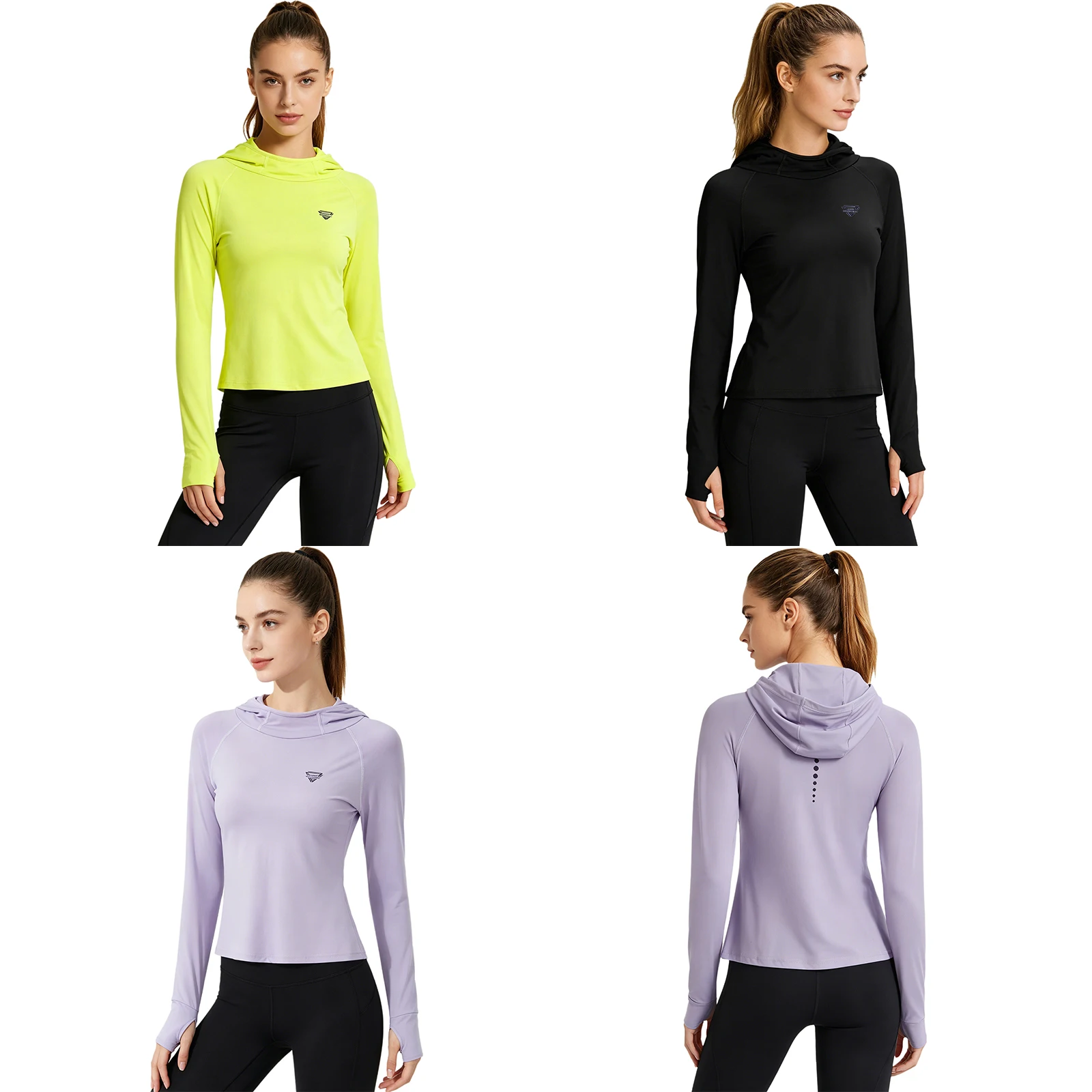 Women Sun Protection Hooded Tee Long Sleeve Quick Dry Breathable Lightweight UPF50+ for Running Cycling Hiking Outdoor Sports
Women Sun Protection Hooded Tee Long Sleeve Quick Dry Breathable Lightweight UPF50+ for Running Cycling Hiking Outdoor Sports