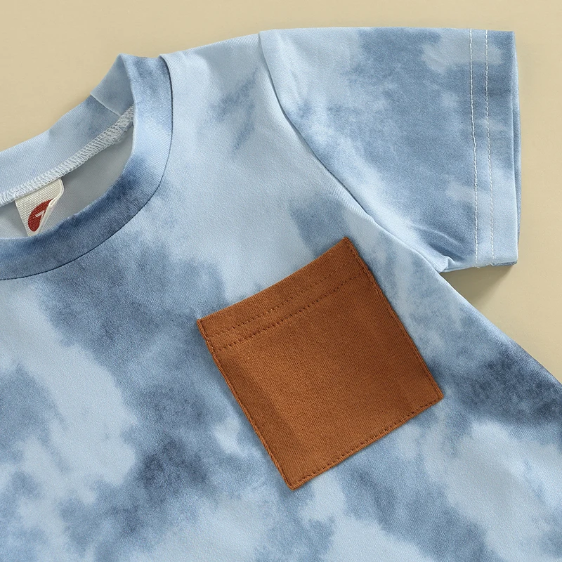 Baby Boys Girls Summer Clothes Set Short Sleeve Tie-dye Print 2Pcs Casual Cute Outfits Toddler Cute Clothing
Baby Boys Girls Summer Clothes Set Short Sleeve Tie-dye Print 2Pcs Casual Cute Outfits Toddler Cute Clothing