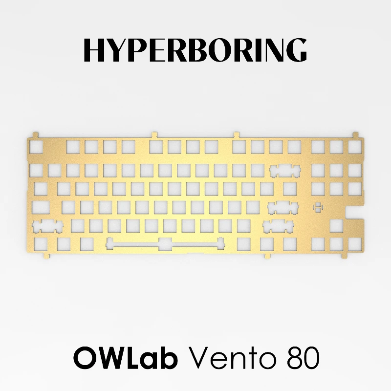 OWLab Vento 80 Positioning Plate Customized Mechanical Keyboards Accessory PC PP FR4 Alu Carbon Fibre Brass Keyboard Build Kit
OWLab Vento 80 Positioning Plate Customized Mechanical Keyboards Accessory PC PP FR4 Alu Carbon Fibre Brass Keyboard Build Kit