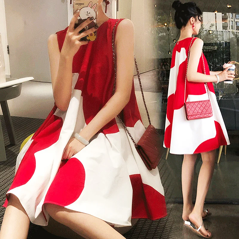 Fashion Woman Dress Sundress Summer Dress Women Casual Sleeveless Print Dress Vestido Female Plus Size Loose Women Dress SL569
Fashion Woman Dress Sundress Summer Dress Women Casual Sleeveless Print Dress Vestido Female Plus Size Loose Women Dress SL569