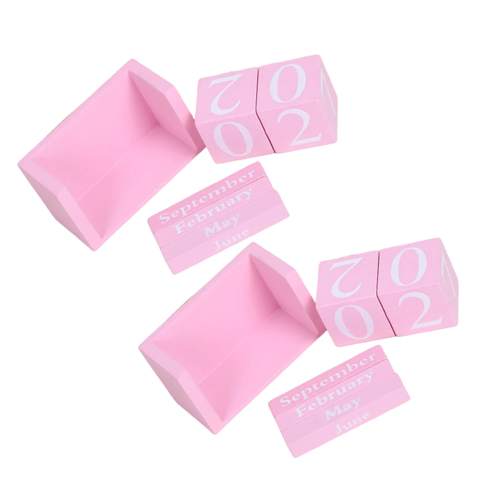 2 Sets Block Calendar For Desk Pink Wood Block Perpetual Calendar With Rotatable Date Display Decorative Office Desk Accessory
2 Sets Block Calendar For Desk Pink Wood Block Perpetual Calendar With Rotatable Date Display Decorative Office Desk Accessory
