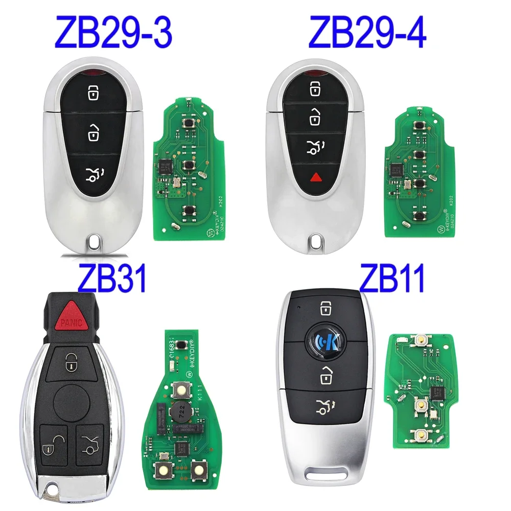 KEYDIY KD ZB29-3/ZB29-4/ ZB31/ZB11 Smart Key ZB Series Multiple Remotes for KD-X2 KD-MAX KD-X4 Programmer for BENZ Car Keys
KEYDIY KD ZB29-3/ZB29-4/ ZB31/ZB11 Smart Key ZB Series Multiple Remotes for KD-X2 KD-MAX KD-X4 Programmer for BENZ Car Keys