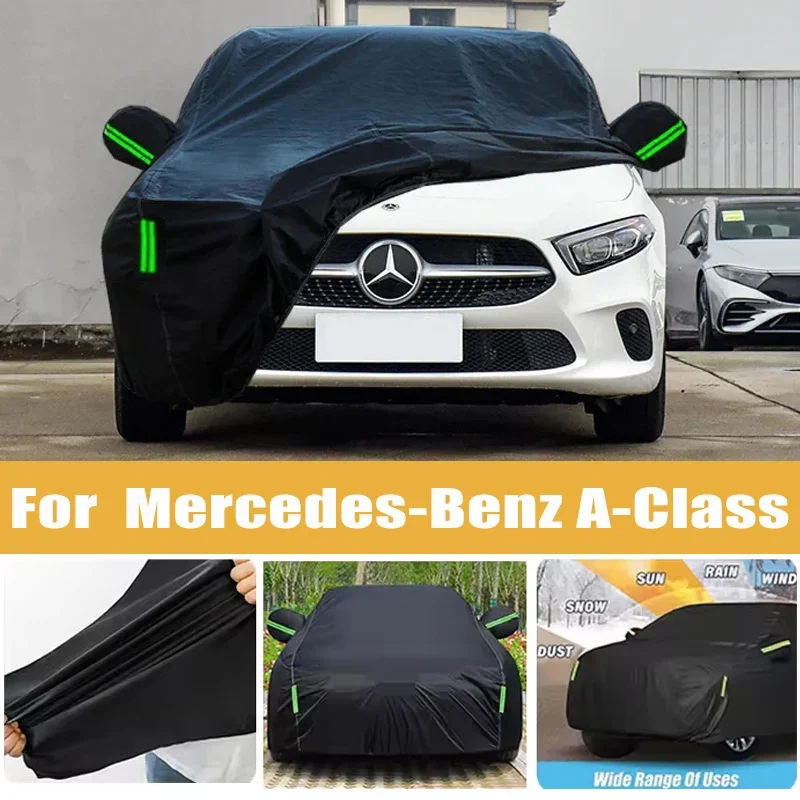 For Mercedes-Benz A-Class Full Car Cover Four Seasons Outdoor Sun Anti UV Rain Snow Dust Protection Oxford Cloth Accessories
For Mercedes-Benz A-Class Full Car Cover Four Seasons Outdoor Sun Anti UV Rain Snow Dust Protection Oxford Cloth Accessories