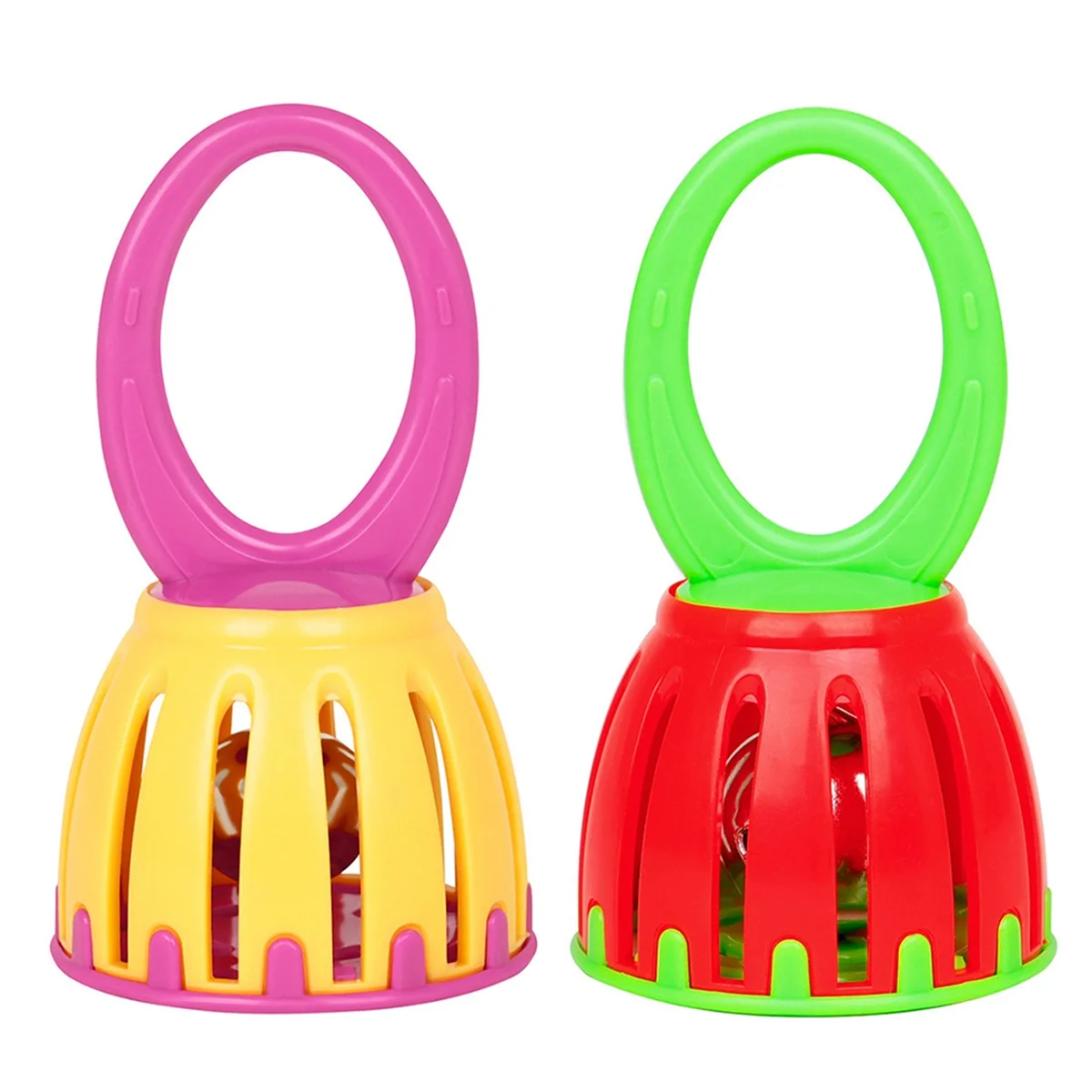A59T Orff Plastic Cage Bell Hand Bell Children'S Early Education Wrist Bell Hand Grasping Bell
A59T Orff Plastic Cage Bell Hand Bell Children'S Early Education Wrist Bell Hand Grasping Bell