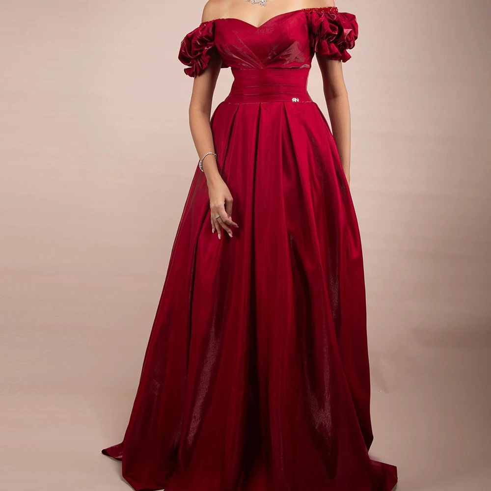 Customized Classic Lace Up Back Pleats Crystal Evening Dresses Temperament A-Line Sweetheart Off the Shoulder Velvet Party Gowns
Customized Classic Lace Up Back Pleats Crystal Evening Dresses Temperament A-Line Sweetheart Off the Shoulder Velvet Party Gowns