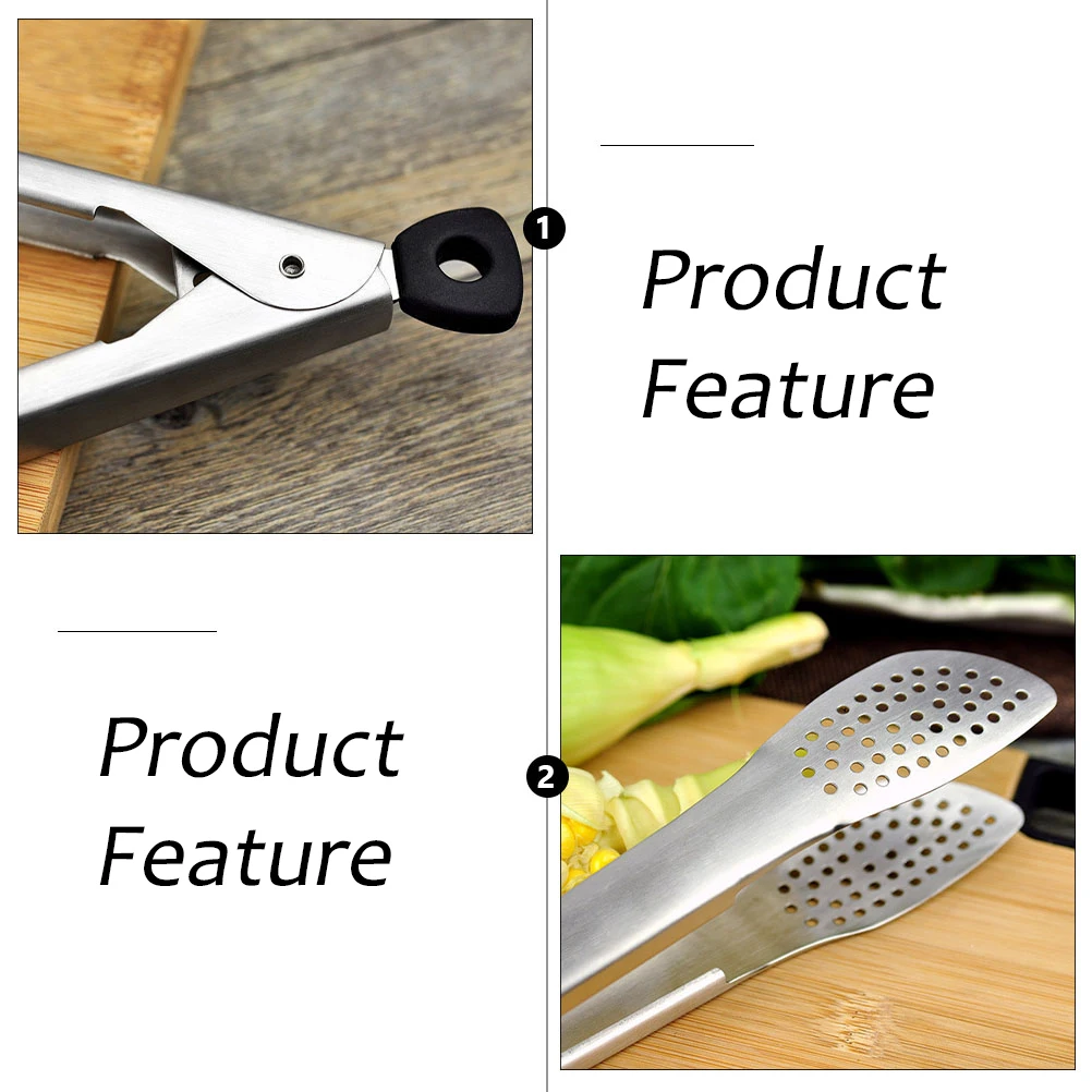 Stainless Steel Food Tongs Non slip Heat Resistant Lightweight for Home Party Breakfast Hotel Restaurant Kitchen Bar Tools
Stainless Steel Food Tongs Non slip Heat Resistant Lightweight for Home Party Breakfast Hotel Restaurant Kitchen Bar Tools