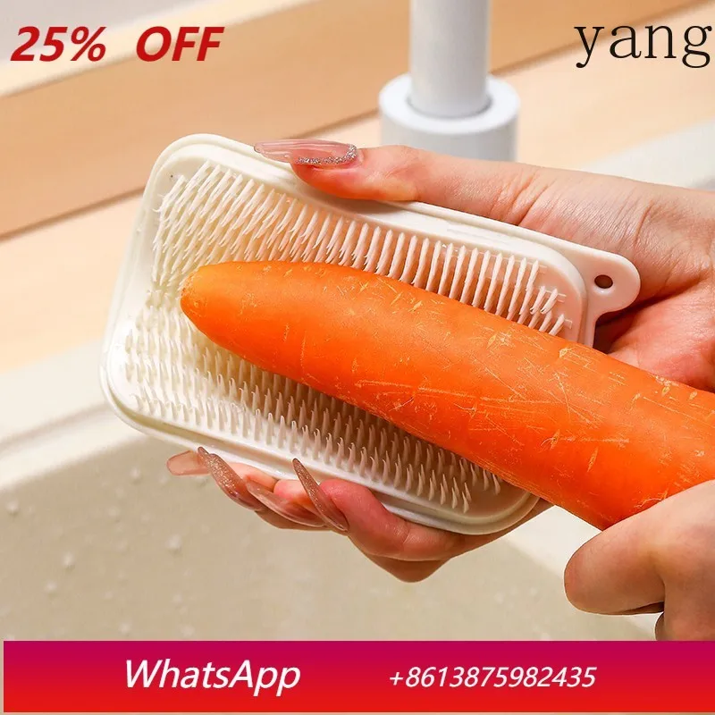 YJQ 5PCS Silicone Kitchen Cleaning Brush Multifunctional Bendable Sink Cutting Board Fruit and Vegetable Brush
YJQ 5PCS Silicone Kitchen Cleaning Brush Multifunctional Bendable Sink Cutting Board Fruit and Vegetable Brush