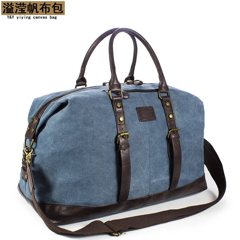 New Men's Travel Solid Color Canvas Outdoor Fitness Sports Bag Handheld Luggage Bag Stylish Simple Versatile Casual Retro Busine
New Men's Travel Solid Color Canvas Outdoor Fitness Sports Bag Handheld Luggage Bag Stylish Simple Versatile Casual Retro Busine