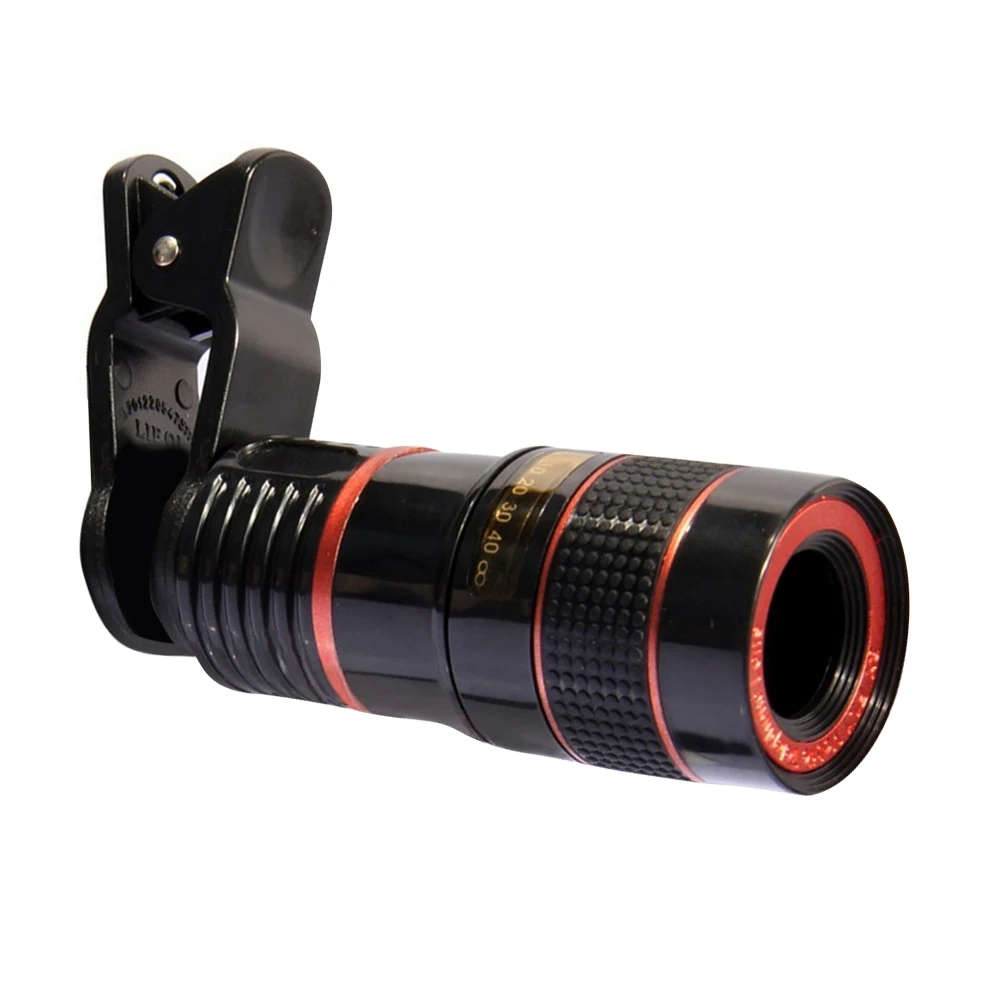Clip- Lens Black Shell 8x Cell Phone Camera Lens Adjustable Focal Length High Magnification for Watching Competitions Concerts
Clip- Lens Black Shell 8x Cell Phone Camera Lens Adjustable Focal Length High Magnification for Watching Competitions Concerts