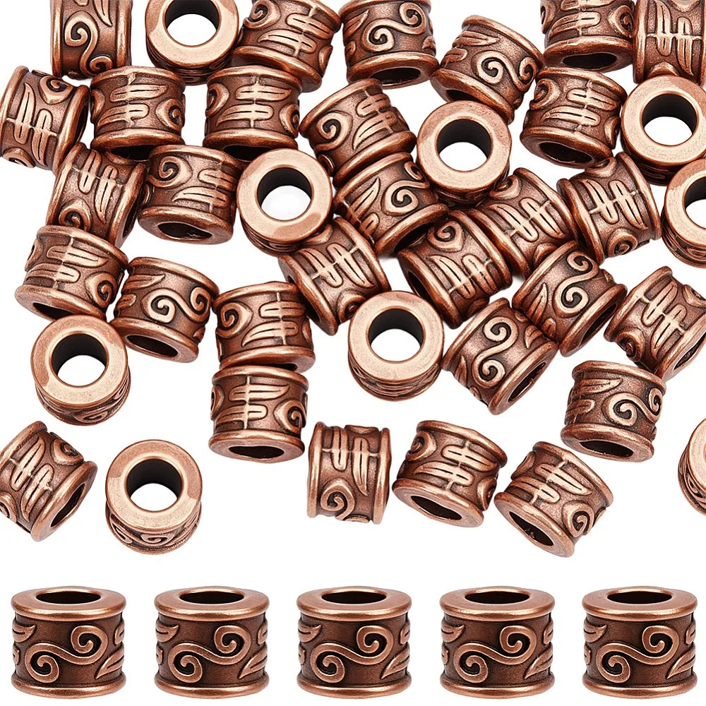 50Pcs Style European Beads Column Red Copper 8.5x7mm Hole: 5mm
50Pcs Style European Beads Column Red Copper 8.5x7mm Hole: 5mm