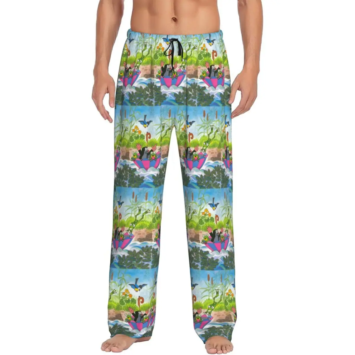 Мужские пижамные штаны с принтом «Маленький крот», милая одежда для сна с героями мультфильмов, низ с карманами
Мужские пижамные штаны с принтом «Маленький крот», милая одежда для сна с героями мультфильмов, низ с карманами