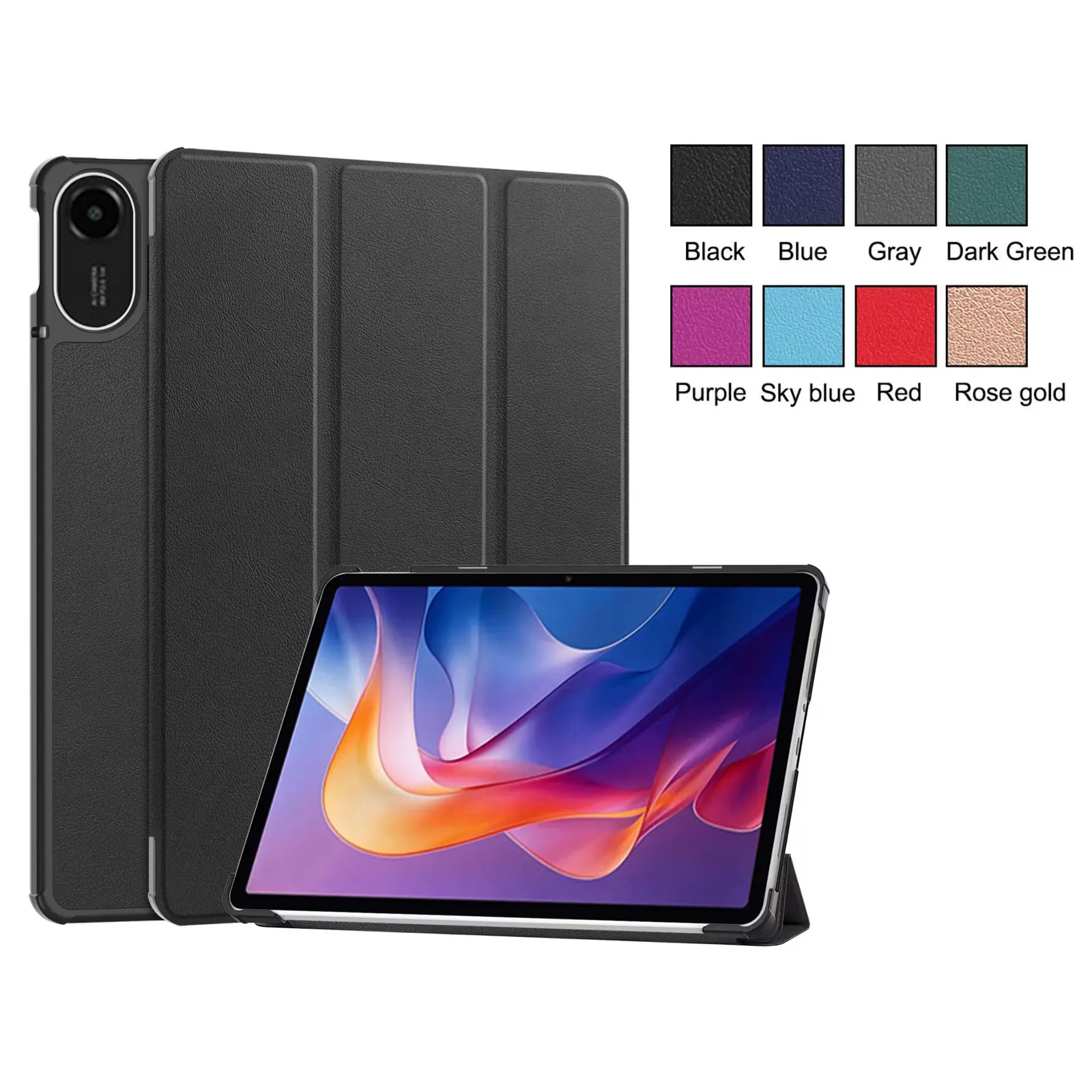 Складной кожаный чехол премиум-класса для 11-дюймового планшета Redmi Pad 2, функцией автоматического пробуждения/сна и защиты камеры
Складной кожаный чехол премиум-класса для 11-дюймового планшета Redmi Pad 2, функцией автоматического пробуждения/сна и защиты камеры