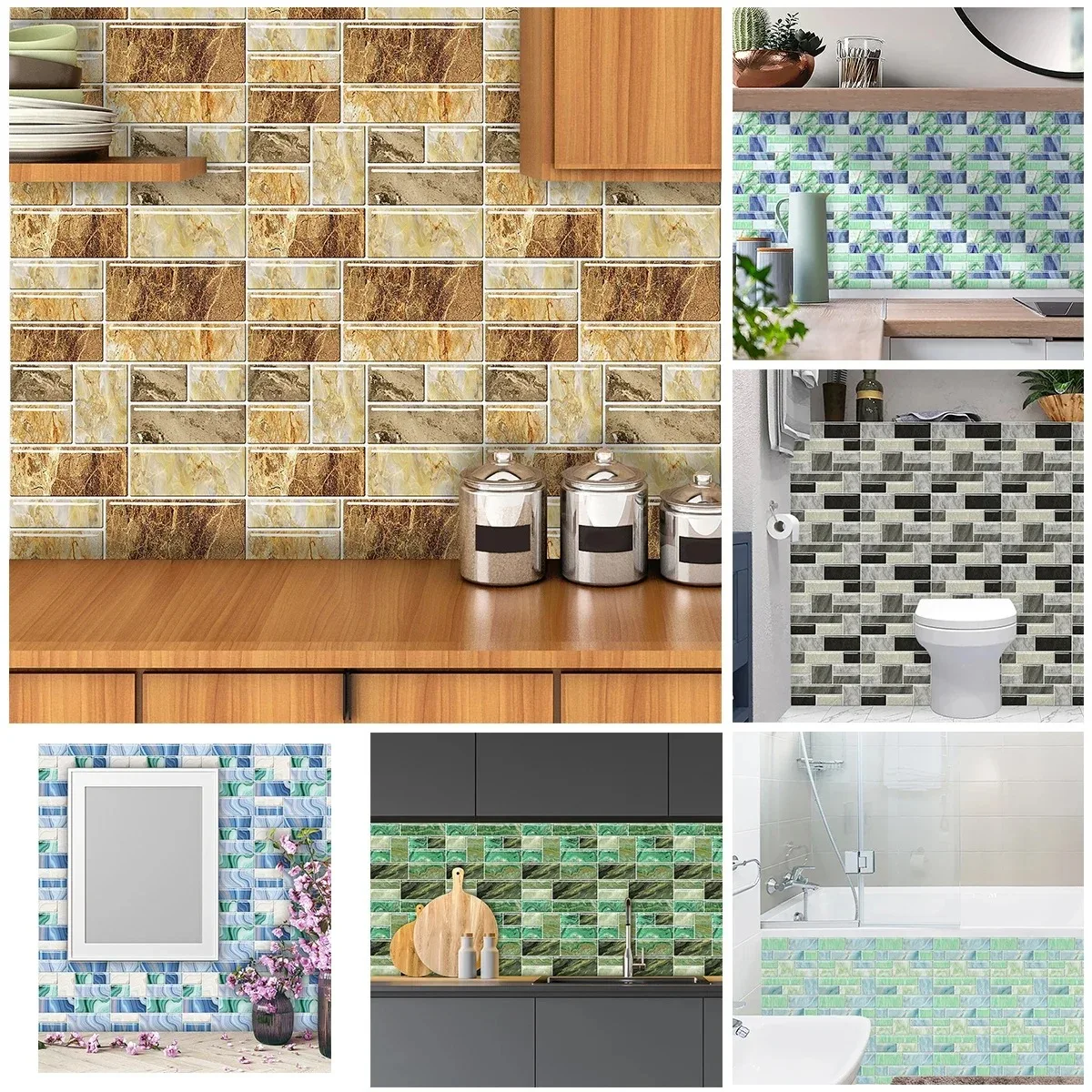 Self-Adhesive Marble Wall Panels - Removable Oil-Resistant Backsplash Stickers for Kitchen Decor, Wall Art
Self-Adhesive Marble Wall Panels - Removable Oil-Resistant Backsplash Stickers for Kitchen Decor, Wall Art