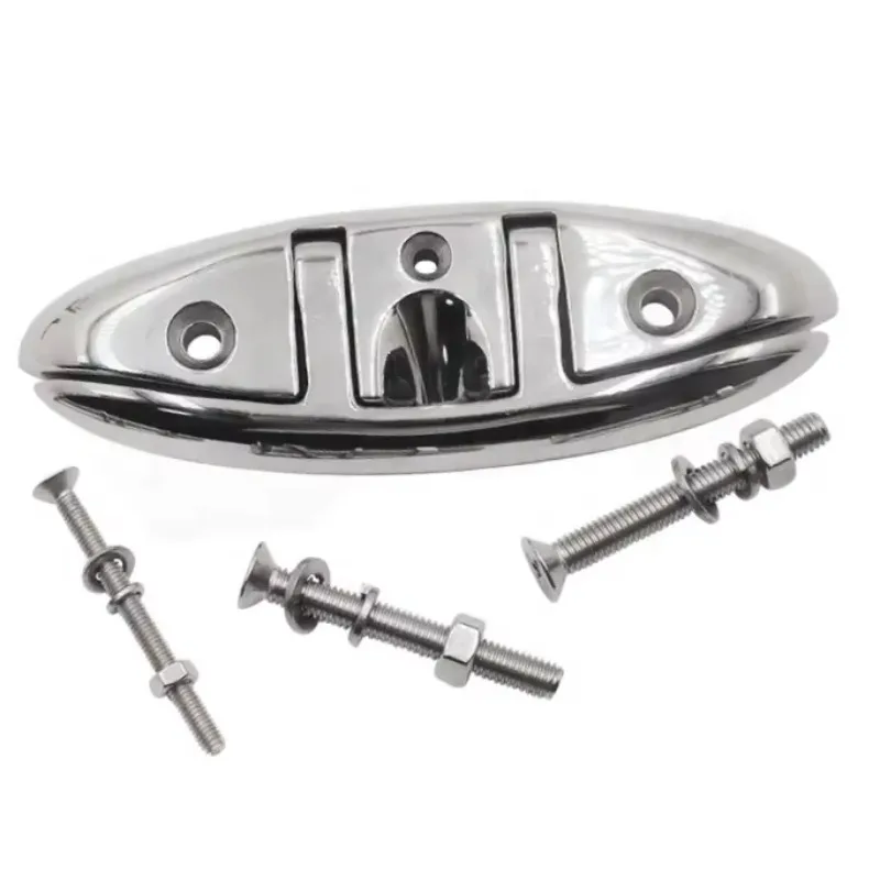 Flip up Cleats Marine Parts Marine Boat Accessories 316 Stainless Steel Marine Hardware 5" Folding Boat Cleat
Flip up Cleats Marine Parts Marine Boat Accessories 316 Stainless Steel Marine Hardware 5" Folding Boat Cleat