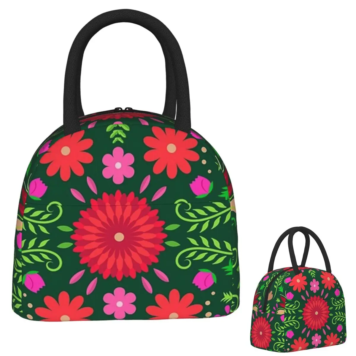 Mexican Flowers Floral Art Insulated Lunch Bag for Women Kids Portable Food Boxes Thermal Lunch Box Tote
Mexican Flowers Floral Art Insulated Lunch Bag for Women Kids Portable Food Boxes Thermal Lunch Box Tote