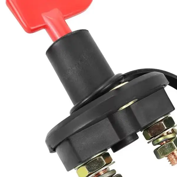 Car Battery Switch Disconnect 12V 200A Cut Off Isolator with 2 Keys for RV, Boat, Ship, Small Yacht, Camper, Truck
Car Battery Switch Disconnect 12V 200A Cut Off Isolator with 2 Keys for RV, Boat, Ship, Small Yacht, Camper, Truck