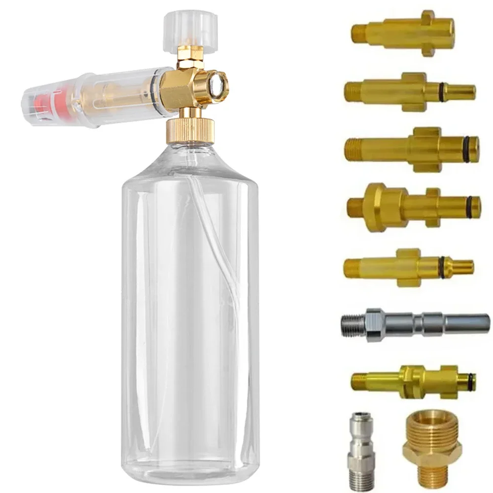 Snow Foam Lance Foamer Cannon Gun Soap Foam Generator High Pressure Car Washer Accessories for Karcher Nilfisk Parkside WAP
Snow Foam Lance Foamer Cannon Gun Soap Foam Generator High Pressure Car Washer Accessories for Karcher Nilfisk Parkside WAP