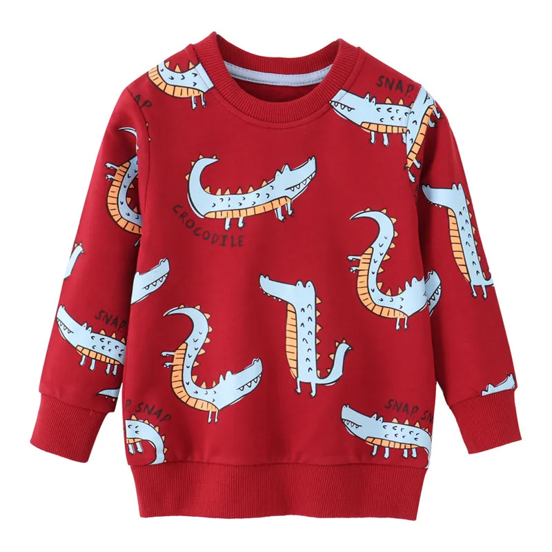 Jumping Meters Autumn Spring Boys Sweatshirts Animals Print Fashion Children's Sport Shirts Toddler Kids Tops Costume
Jumping Meters Autumn Spring Boys Sweatshirts Animals Print Fashion Children's Sport Shirts Toddler Kids Tops Costume