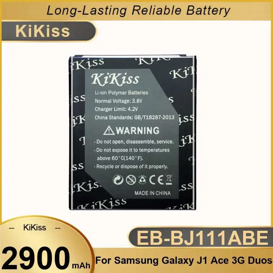 2900Mah Mobile Phone Battery EB-BJ111ABE For Samsung Galaxy J1 Ace 3G Duos High Capacity
2900Mah Mobile Phone Battery EB-BJ111ABE For Samsung Galaxy J1 Ace 3G Duos High Capacity