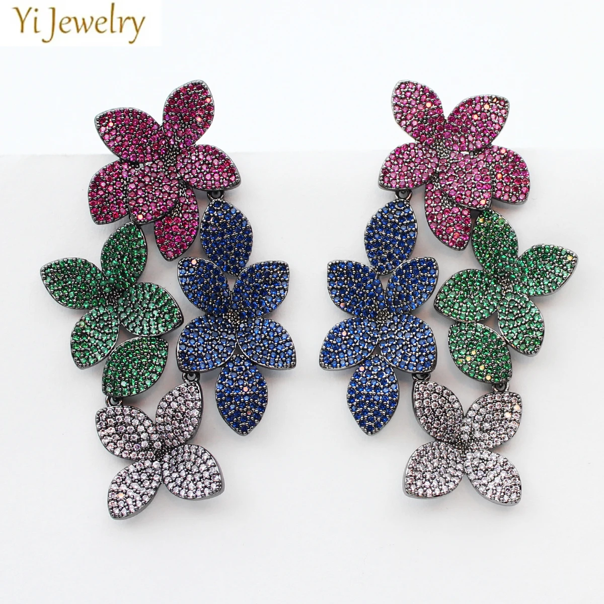 Leaf Earrings for Women Luxury Jewelry dinner Party zircon Leaf Flower plant Dangle Earrings big large Female Gift
Leaf Earrings for Women Luxury Jewelry dinner Party zircon Leaf Flower plant Dangle Earrings big large Female Gift