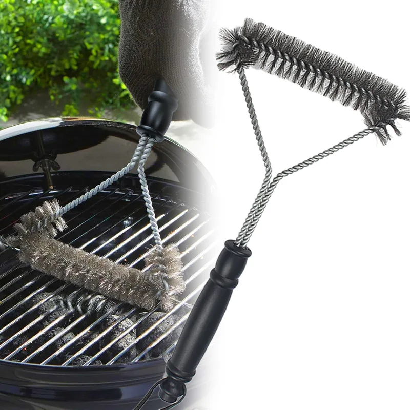 Barbecue Grill BBQ Brush Clean Tool Grill Accessories Stainless Steel Bristles Non-stick Cleaning Brushes Barbecue Accessories
Barbecue Grill BBQ Brush Clean Tool Grill Accessories Stainless Steel Bristles Non-stick Cleaning Brushes Barbecue Accessories