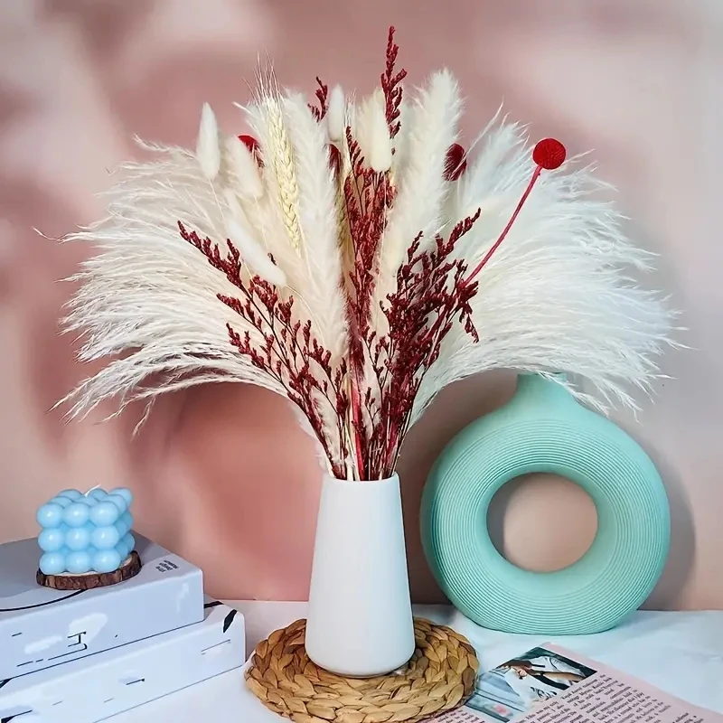 60pcs Dried Pampas Grass - Natural Pampas Grass Bouquet For Home Decor, Flower Living Room Balcony Wedding Party Farmhouse Boho
60pcs Dried Pampas Grass - Natural Pampas Grass Bouquet For Home Decor, Flower Living Room Balcony Wedding Party Farmhouse Boho