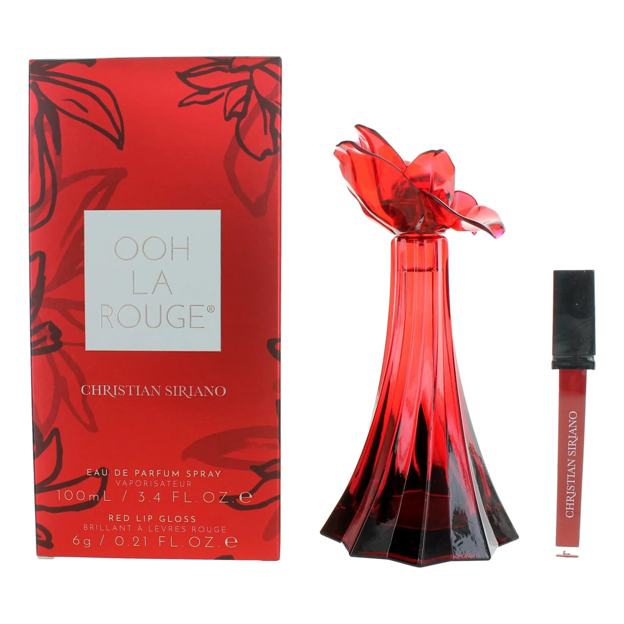 Ooh La Rouge by Christian Siriano, 3.4oz EDP Spray women with Lip Gloss
Ooh La Rouge by Christian Siriano, 3.4oz EDP Spray women with Lip Gloss