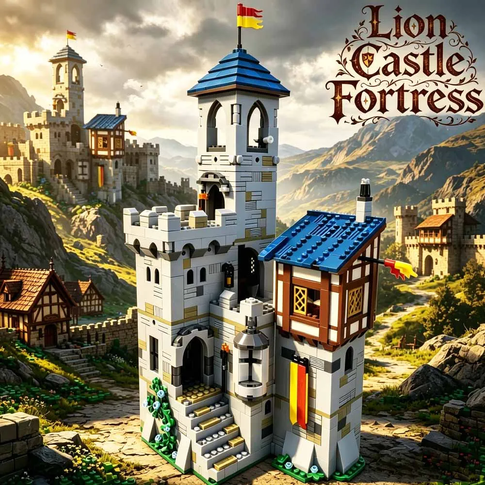 1366pcs MOC Keep Castle Lion Knights Model Building Blocks Architecture Christmas Toys Gifts collection Education Kids boys Gift
1366pcs MOC Keep Castle Lion Knights Model Building Blocks Architecture Christmas Toys Gifts collection Education Kids boys Gift