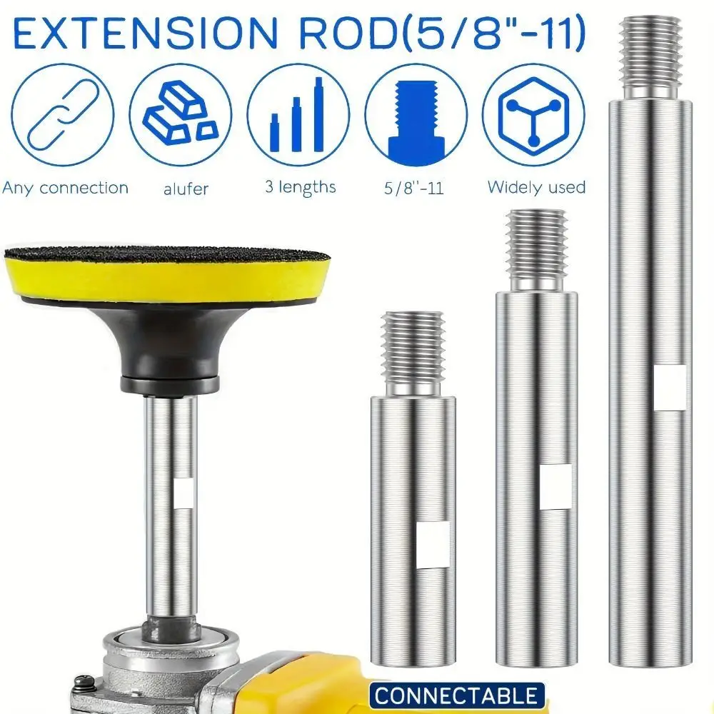 75 mm/100 mm/140 mm Adapter Extension Rod M 14 3 Pieces Set Extension Shaft Aluminum Silver Thread Connecting Rod Thread Rotary
75 mm/100 mm/140 mm Adapter Extension Rod M 14 3 Pieces Set Extension Shaft Aluminum Silver Thread Connecting Rod Thread Rotary