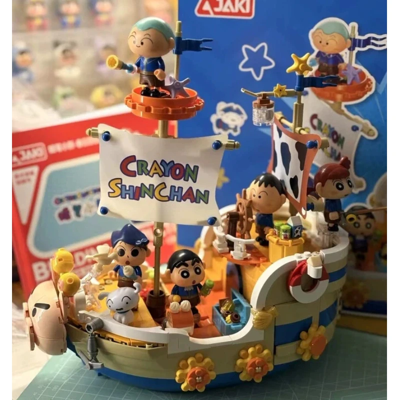 New Crayon Shinchan Kasukabe Voyage Ship Building Blocks Set Light Up Decorative Collectible Toy Gift For Kids Aged 10 And Above
New Crayon Shinchan Kasukabe Voyage Ship Building Blocks Set Light Up Decorative Collectible Toy Gift For Kids Aged 10 And Above
