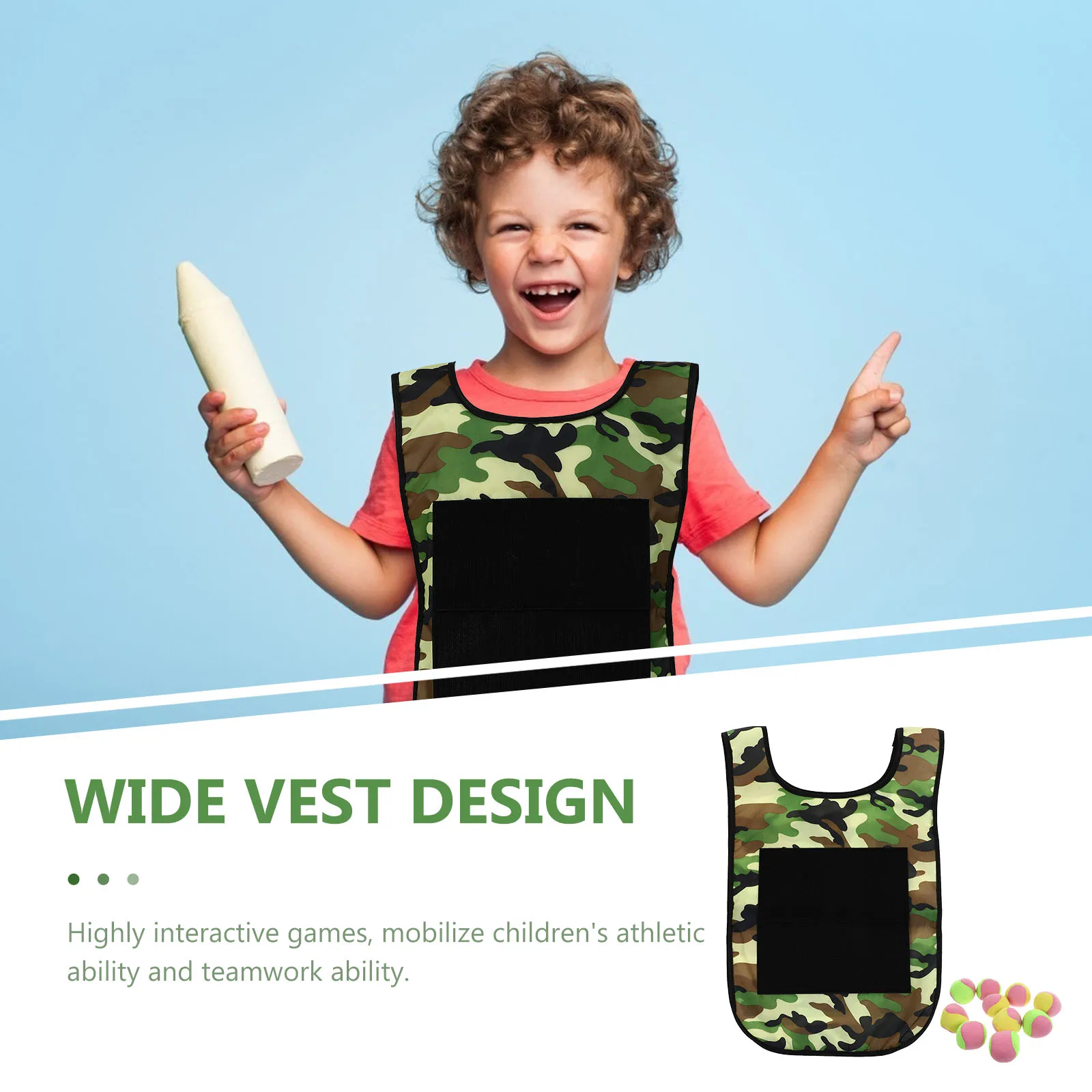 2 Sets Sticky Vest Throwing Balls Toy Cloth for Kids Child's Oxford Children Coordination Game Tool
2 Sets Sticky Vest Throwing Balls Toy Cloth for Kids Child's Oxford Children Coordination Game Tool