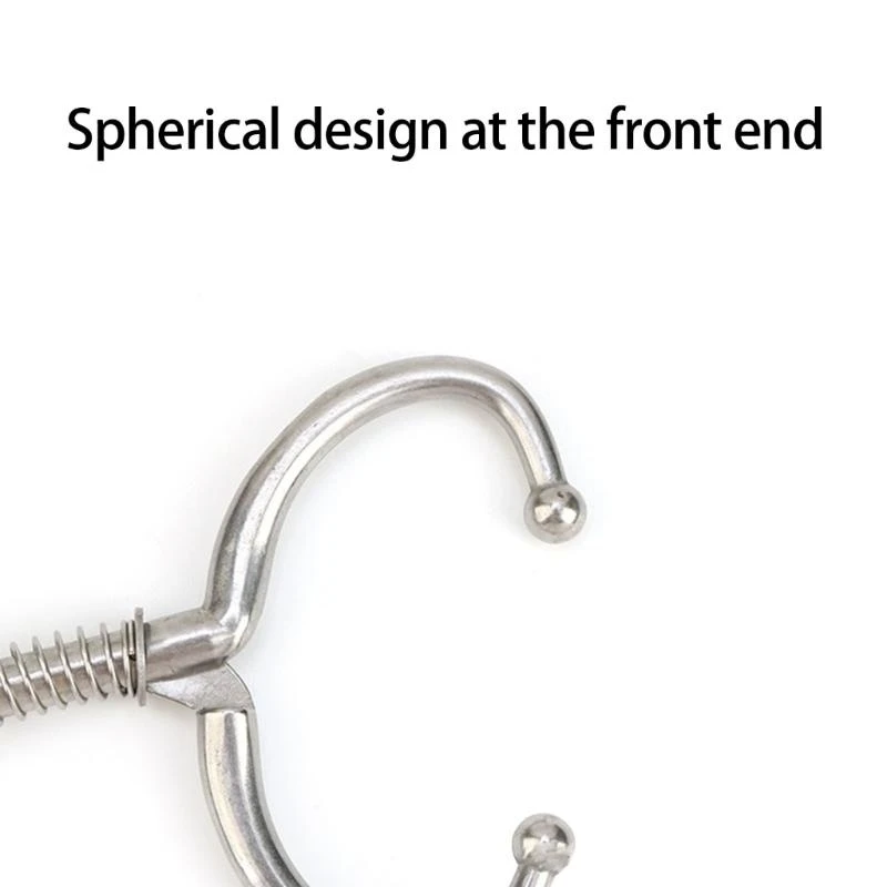 Three Size NoPierce Cow Nose Rings Stainless Steel Spring Lock Livestock Supply 601C
Three Size NoPierce Cow Nose Rings Stainless Steel Spring Lock Livestock Supply 601C