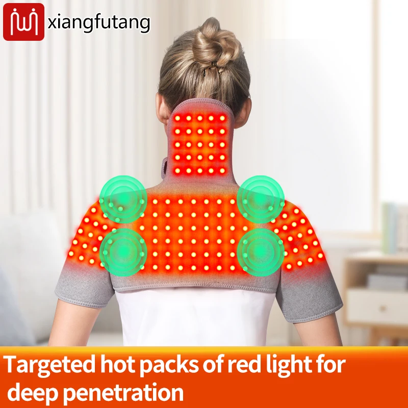 Portable Red Light Heating Shawl Shoulder Vibration Massager Relieves Shoulder Neck Pain Fatigue Alleviates Frozen Shoulder
Portable Red Light Heating Shawl Shoulder Vibration Massager Relieves Shoulder Neck Pain Fatigue Alleviates Frozen Shoulder