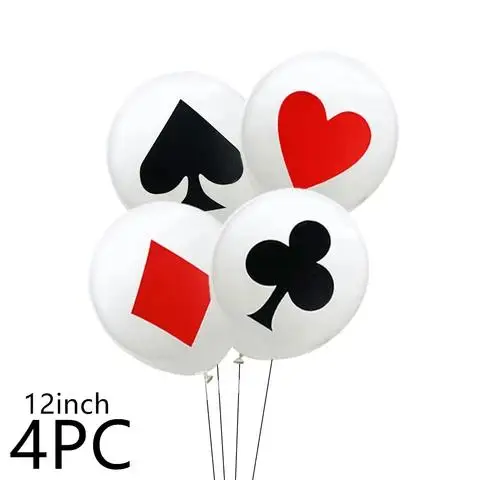 12/18Inch Poker Casino Latex balloon aluminum foil balloons Wedding Christmas Party Baby Shower Birthday Decoration 2/12PC
12/18Inch Poker Casino Latex balloon aluminum foil balloons Wedding Christmas Party Baby Shower Birthday Decoration 2/12PC