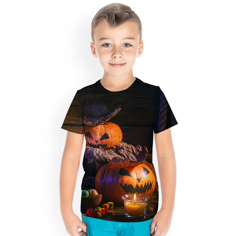 2024 Halloween Cool Kids Youth Short Sleeve T-Shirt Fashion 3D Print Round Neck Casual Pullover American Men Women Streetwear
2024 Halloween Cool Kids Youth Short Sleeve T-Shirt Fashion 3D Print Round Neck Casual Pullover American Men Women Streetwear