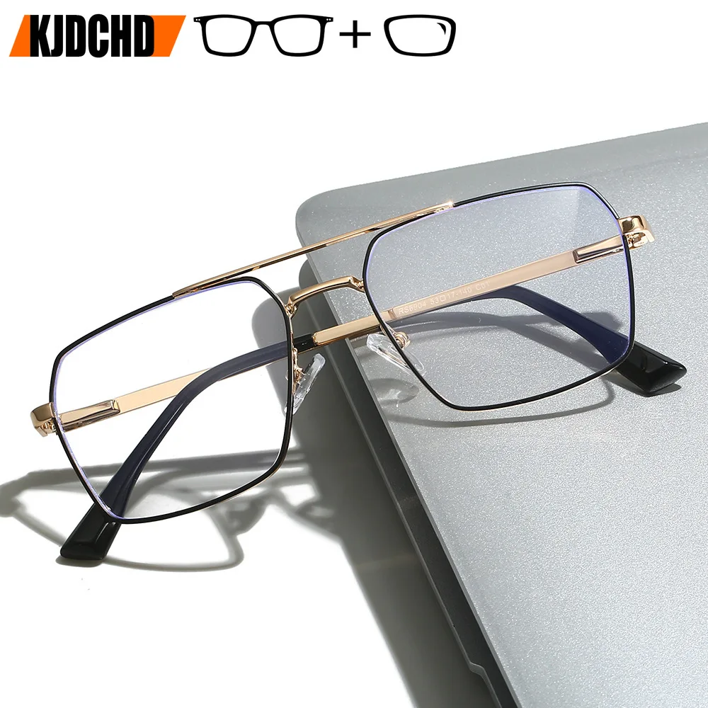 KJDCHD Fashion Aviator Prescription Eyeglasses Male for High-quality Metal Photochromic Pilot Optical Glasses Women Man
KJDCHD Fashion Aviator Prescription Eyeglasses Male for High-quality Metal Photochromic Pilot Optical Glasses Women Man