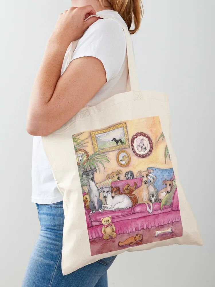 This is our sofa. So - where's yours Greyhounds and whippets on the couch. Tote Bag shopper bags Fabric bag
This is our sofa. So - where's yours Greyhounds and whippets on the couch. Tote Bag shopper bags Fabric bag
