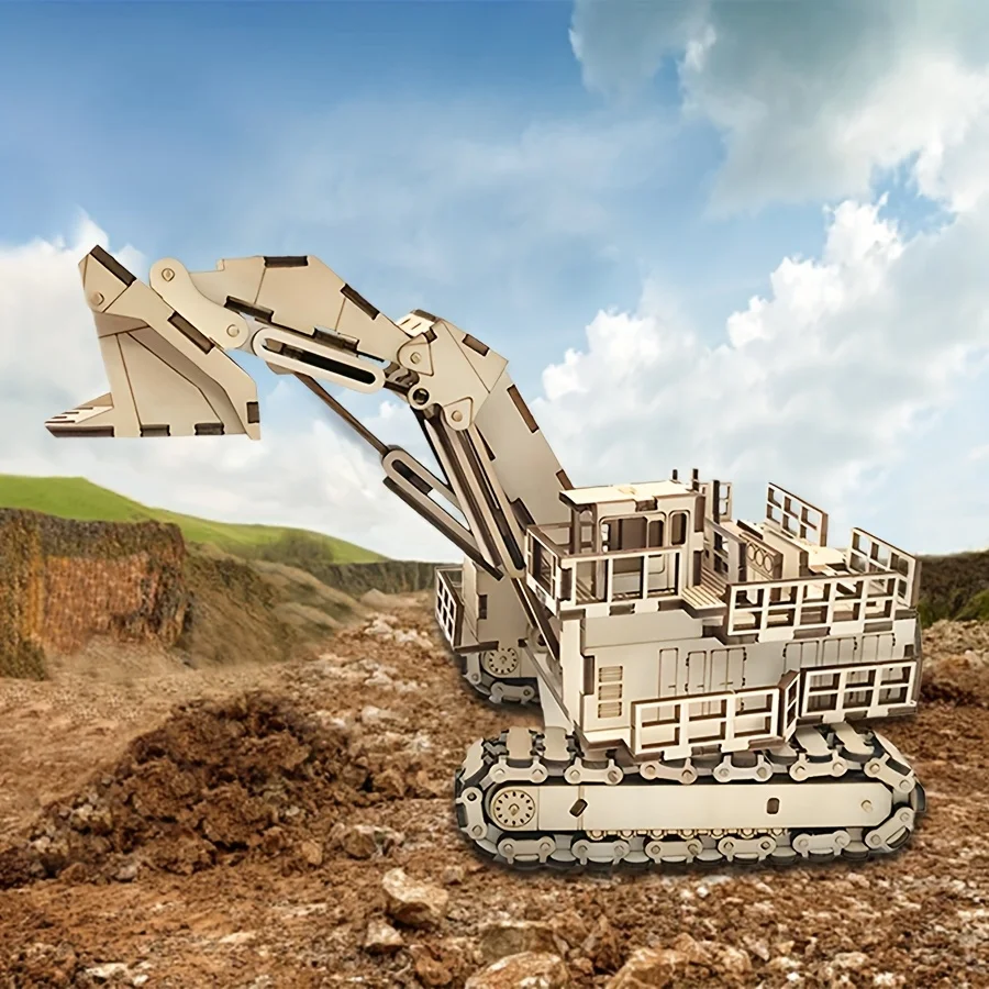 3D Wooden Puzzle for Adults Excavator Wooden Mechanical Model Car Kits to Build Brain Teaser Truck Toys Birthday for Men Boys
3D Wooden Puzzle for Adults Excavator Wooden Mechanical Model Car Kits to Build Brain Teaser Truck Toys Birthday for Men Boys