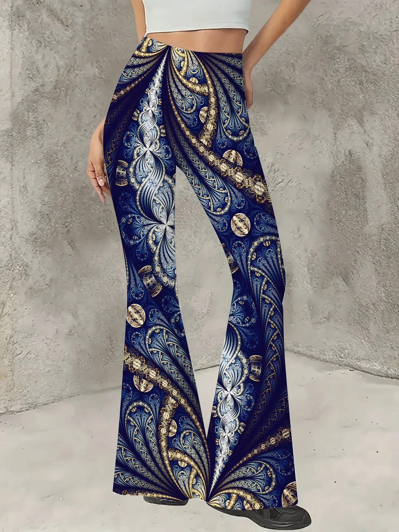 Plus Size All-Over Print Flare Pants Women Stretchy High Waist Bell Bottom
Plus Size All-Over Print Flare Pants Women Stretchy High Waist Bell Bottom