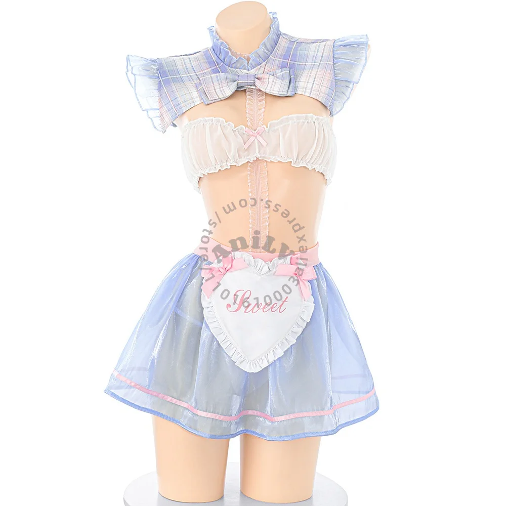 AniLV Anime Sweet Lolita Maid Uniform Sexy Lingerie Temptation Erotic Outfits Cosplay Costume
AniLV Anime Sweet Lolita Maid Uniform Sexy Lingerie Temptation Erotic Outfits Cosplay Costume