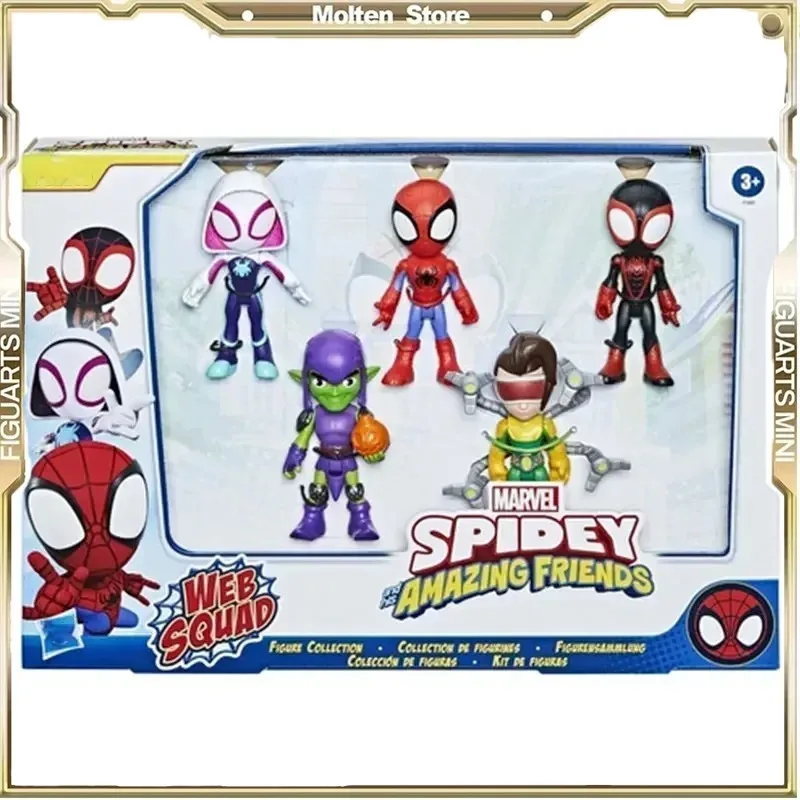 Spider Man and His Amazing Friends Upgrade Suit Spidey Amazing 5PCS PVC Action Figure Collectable Model Toy Doll Gift
Spider Man and His Amazing Friends Upgrade Suit Spidey Amazing 5PCS PVC Action Figure Collectable Model Toy Doll Gift