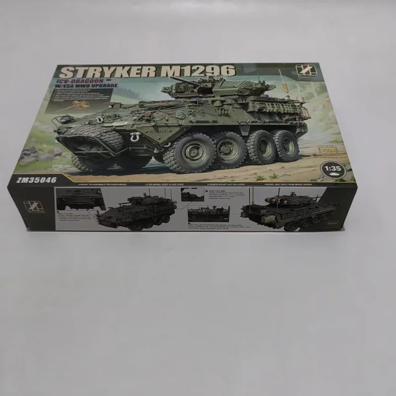Пластиковый конструктор Zimi Model ZM35046 1/35 M1296 Stryker ICV-Dragoon с модификацией ESA MWO
Пластиковый конструктор Zimi Model ZM35046 1/35 M1296 Stryker ICV-Dragoon с модификацией ESA MWO