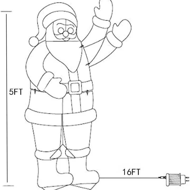 LED Christmas light with wrought iron, Santa Claus shape, Christmas and New Year festival, lighting decorative lights
LED Christmas light with wrought iron, Santa Claus shape, Christmas and New Year festival, lighting decorative lights