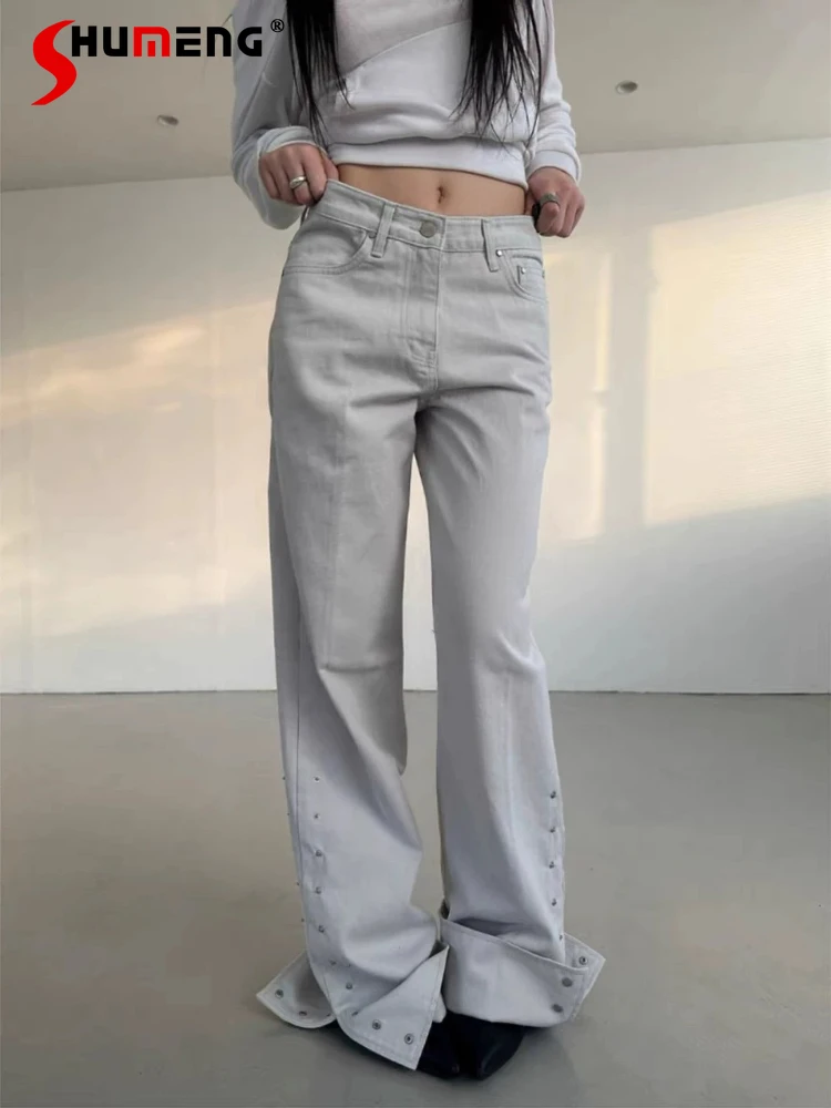 2026 Women's Summer New Over Size Trendy Rivet Decoration Jeans High Street Sexy Girl Loose Comfort Straight Chic Denim Trousers
2026 Women's Summer New Over Size Trendy Rivet Decoration Jeans High Street Sexy Girl Loose Comfort Straight Chic Denim Trousers