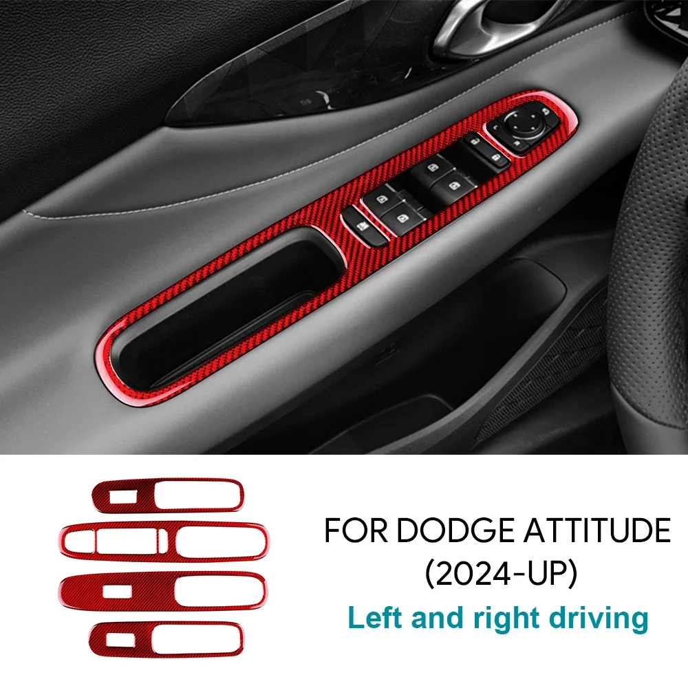 Suitable For genuine carbon fiber headlight switch panel decoration smooth black car sticker for Dodge Attitude 2024--2025
Suitable For genuine carbon fiber headlight switch panel decoration smooth black car sticker for Dodge Attitude 2024--2025