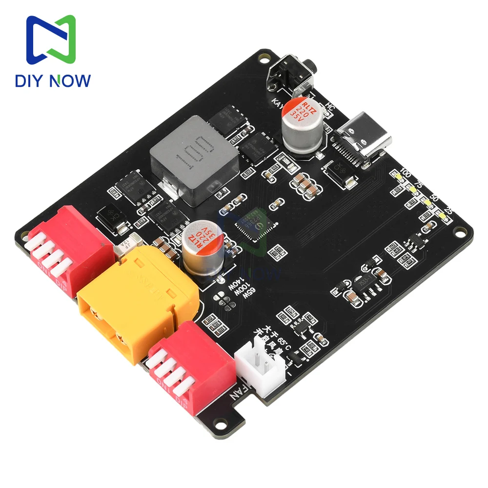 140W Two-Way fast charging module buck-boost 2-6S lithium battery charging board IP2366 with automatic temperature control
140W Two-Way fast charging module buck-boost 2-6S lithium battery charging board IP2366 with automatic temperature control