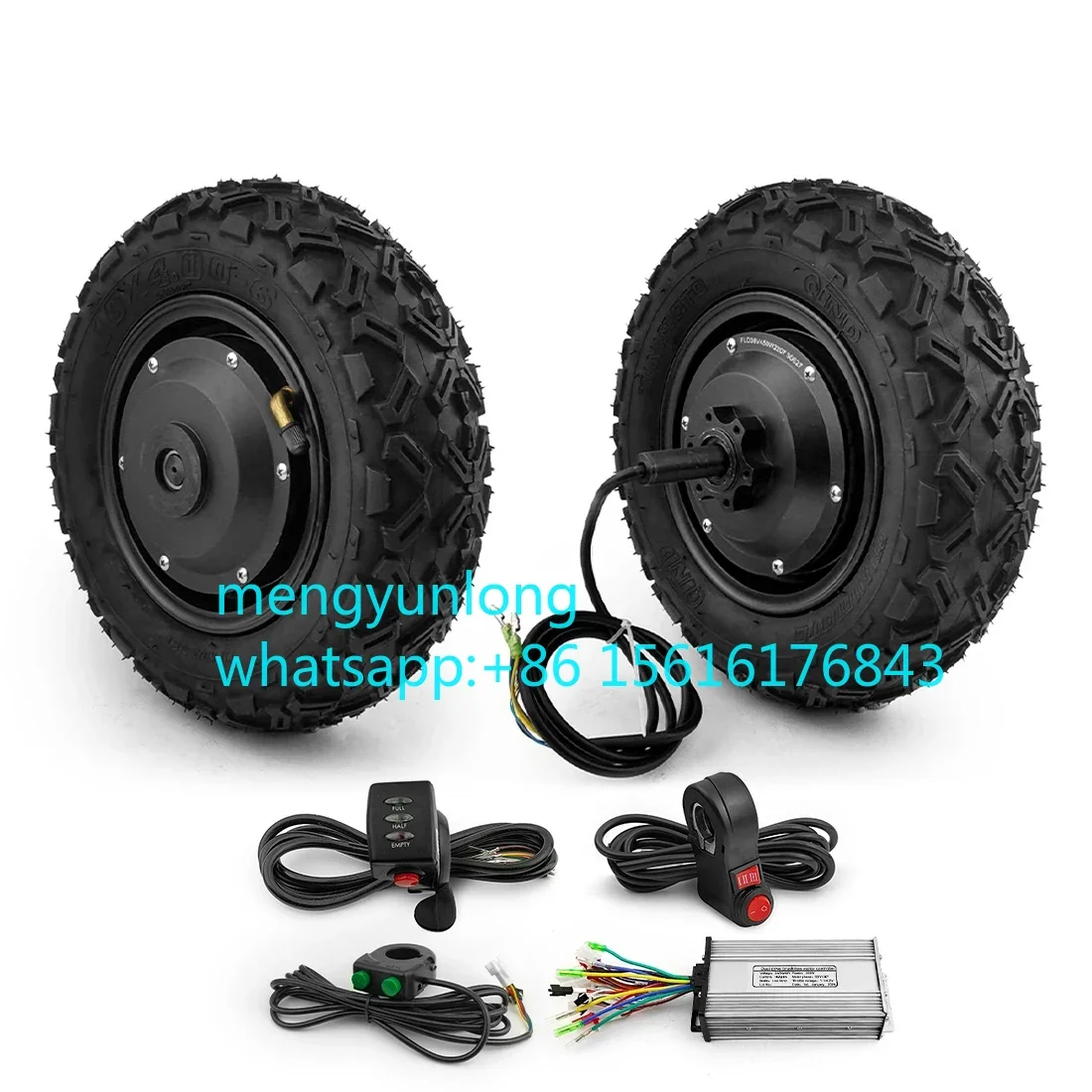 10-дюймовая внедорожная шина 350 Вт с двойным приводом, бесщеточная ступица шестерни, комплект одноосных моторных колес для электрических тележек, плоская тележка 
10-дюймовая внедорожная шина 350 Вт с двойным приводом, бесщеточная ступица шестерни, комплект одноосных моторных колес для электрических тележек, плоская тележка